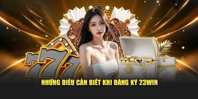 Lưu ý khi thực hiện đăng ký 23win